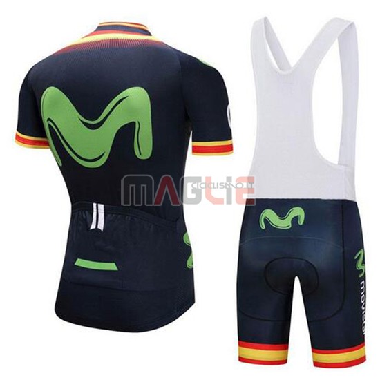 2018 Maglia Movistar Manica Corta Campione Spagna - Clicca l'immagine per chiudere